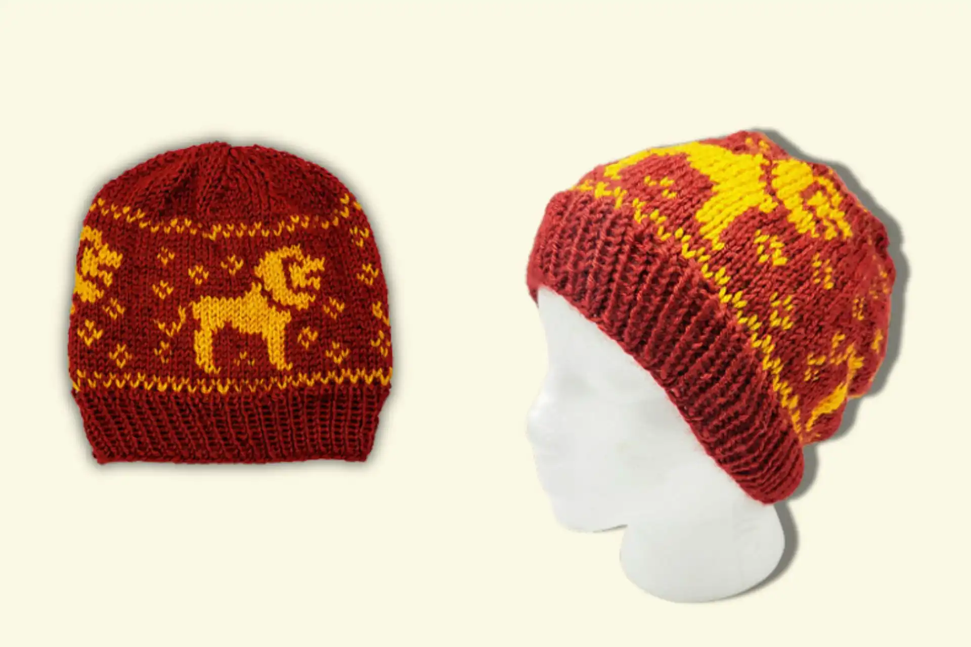 Gryffindor Knit Hat Pattern, Gryffindor Knit Hat Pattern For Fee, Free Gryffindor Knit Hat Pattern